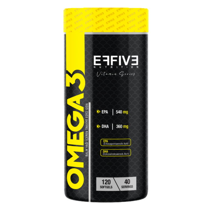 EFFİVE OMEGA-3 - 120 SOFTJEL